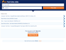 Tablet Screenshot of gettaxilimojobs.com